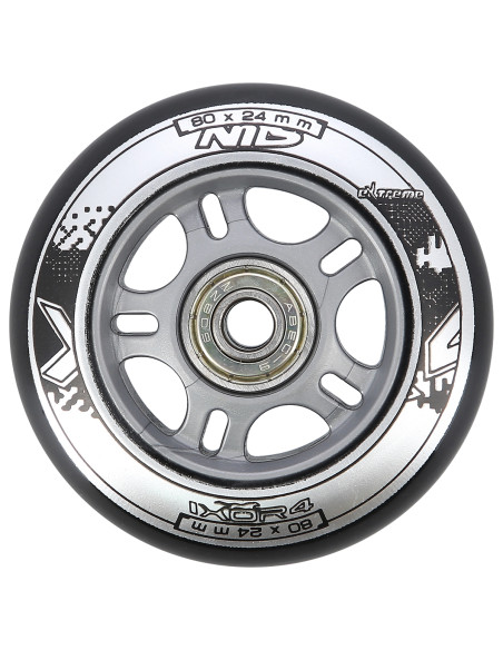 80x24 82A SCHWARZ N (4 Stk.) + ABEC-9 (8 Stk.) SET NILS EXTREME