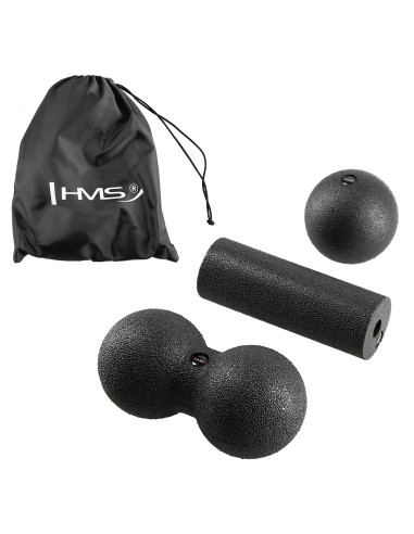 MASSAGE-SET FITNESSROLLE / MASSAGEBÄLLE HMS