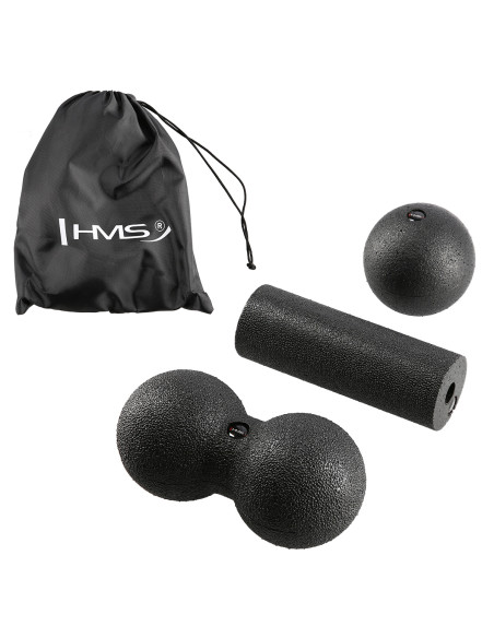 MASSAGE-SET FITNESSROLLE / MASSAGEBÄLLE HMS