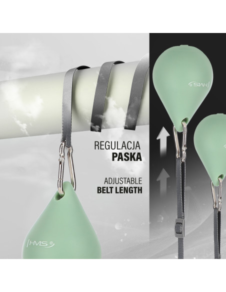 HULA-HOOP-REIFEN GREEN MIT MAGNETEN UND SCHWERKRAFTBALL + ZÄHLER HMS