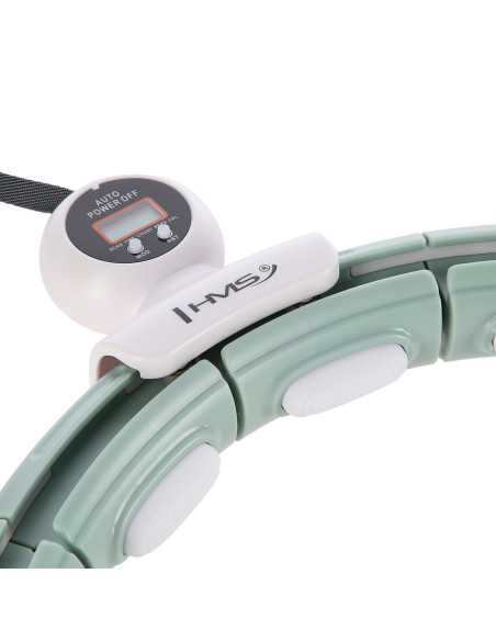 HULA-HOOP-REIFEN GREEN MIT MAGNETEN UND SCHWERKRAFTBALL + ZÄHLER HMS