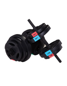 (2 TEILE) KURZHANTEL 40 KG HMS