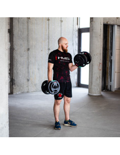 (2 TEILE) KURZHANTEL 40 KG HMS 2