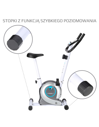 WEIß MAGNETISCHER HEIMTRAINER HMS
