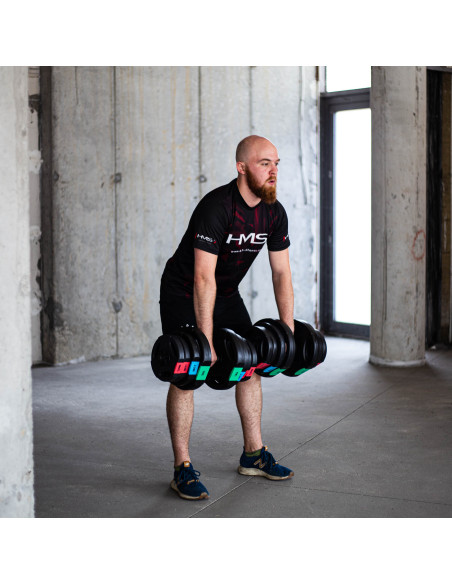 (2 TEILE) KURZHANTEL 40 KG HMS