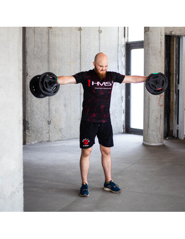 (2 TEILE) KURZHANTEL 40 KG HMS