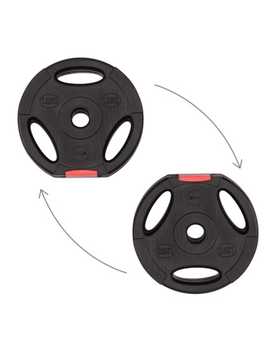 (2 TEILE) KURZHANTEL 40 KG HMS