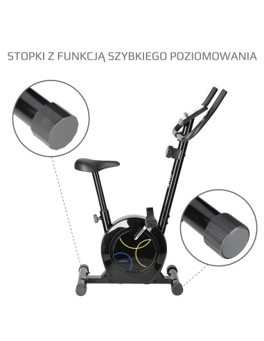 SCHWARZ MAGNETISCHER HEIMTRAINER ONE FITNESS