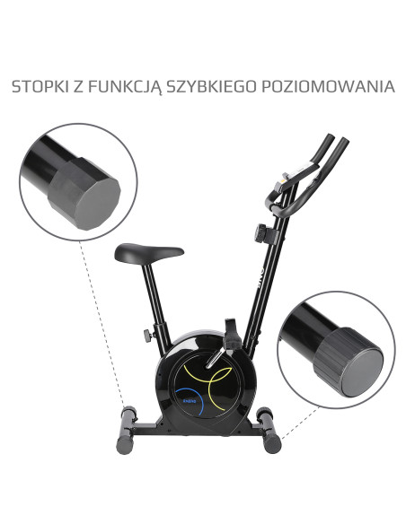 SCHWARZ MAGNETISCHER HEIMTRAINER ONE FITNESS