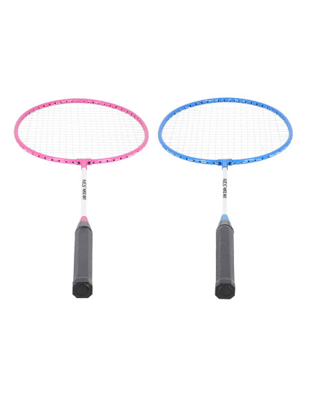 STAHL / BADMINTONSET 2 SCHLÄGER + FEDERBALL NILS