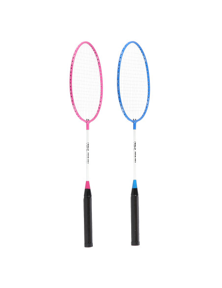 STAHL / BADMINTONSET 2 SCHLÄGER + FEDERBALL NILS