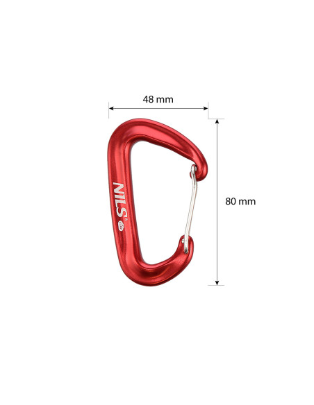 ROT KARABINER 12KN NILS CAMP