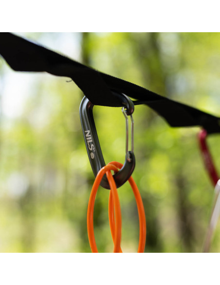 GRAU KARABINER 12KN NILS CAMP