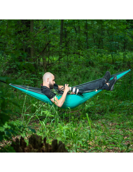 GRÜN HÄNGEMATTE TOURISMUS NILS CAMP