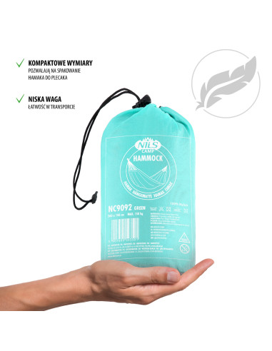 GRÜN HÄNGEMATTE TOURISMUS NILS CAMP