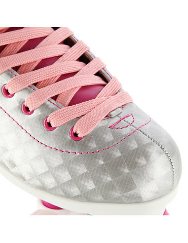 SILBERN-ROSA GRÖßE 36 ROLLSCHUHE NILS EXTREME
