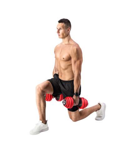 SET KURZHANTELN MIT GUMMIBESCHICHTUNG 30KG HMS