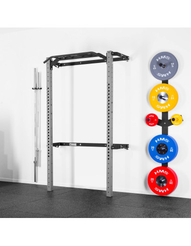 WALL RACK FÜR HEIMTRAINING SILVER HMS