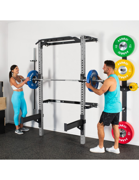 WALL RACK FÜR HEIMTRAINING SILVER HMS