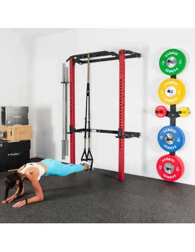 WALL RACK FÜR HEIMTRAINING RED HMS