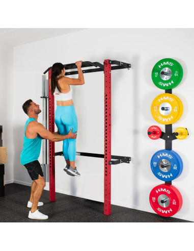 WALL RACK FÜR HEIMTRAINING RED HMS