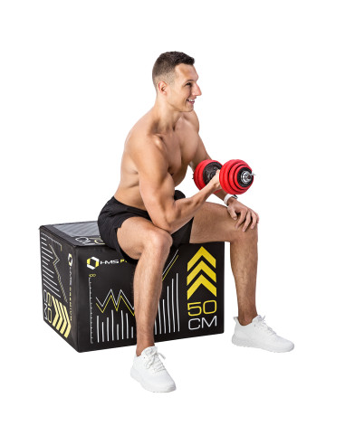 SET KURZHANTELN MIT GUMMIBESCHICHTUNG 30KG HMS