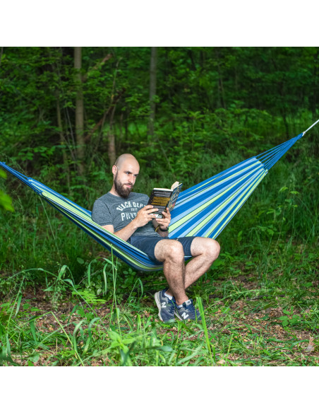 BLAU-GRÜN HÄNGEMATTE NILS CAMP