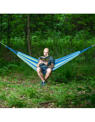 BLAU-GRÜN HÄNGEMATTE NILS CAMP