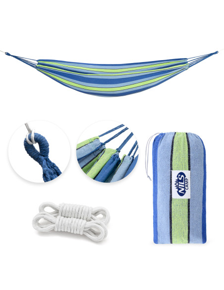 BLAU-GRÜN HÄNGEMATTE NILS CAMP