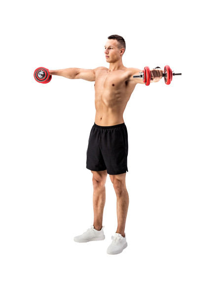 SET KURZHANTELN MIT GUMMIBESCHICHTUNG 30KG HMS