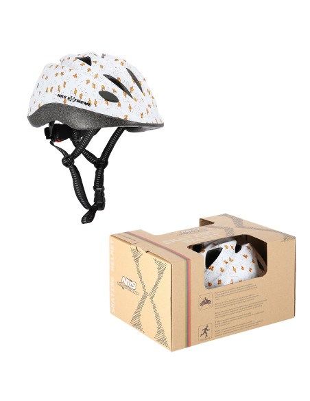 WEIß GRÖßE M (49-58 cm) HELM FÜR KINDER NILS EXTREME