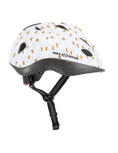 WEIß GRÖßE M (49-58 cm) HELM FÜR KINDER NILS EXTREME