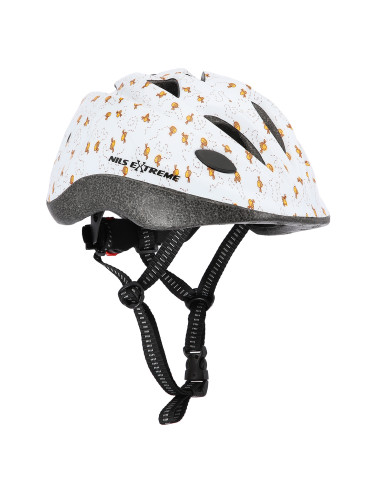 WEIß GRÖßE M (49-58 cm) HELM FÜR KINDER NILS EXTREME