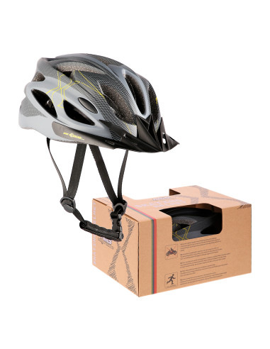 GRAU-SCHWARZ GRÖßE S (50-59 CM) HELM NILS EXTREME