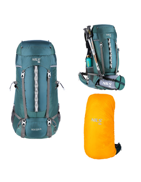 RUCKSACK GRÜN BERGEN 65L NILS CAMP