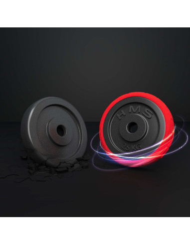 SET KURZHANTELN MIT GUMMIBESCHICHTUNG 20KG HMS