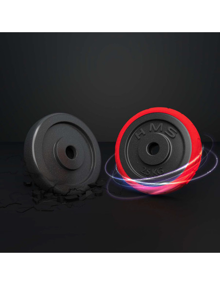 SET KURZHANTELN MIT GUMMIBESCHICHTUNG 20KG HMS