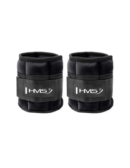 GEWICHTSMANSCHETTEN FÜR KNÖCHEL UND HANDGELENKE VERSTELLBAR 2 x 2,5 KG HMS