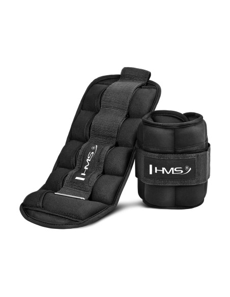 GEWICHTSMANSCHETTEN FÜR KNÖCHEL UND HANDGELENKE VERSTELLBAR 2 x 2,5 KG HMS