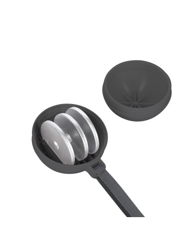 HOOP MAGNETISCH BLACK/PINK HHM16 MIT ZÄHLER HMS + SCHLANKGÜRTEL BR163 SCHWARZ