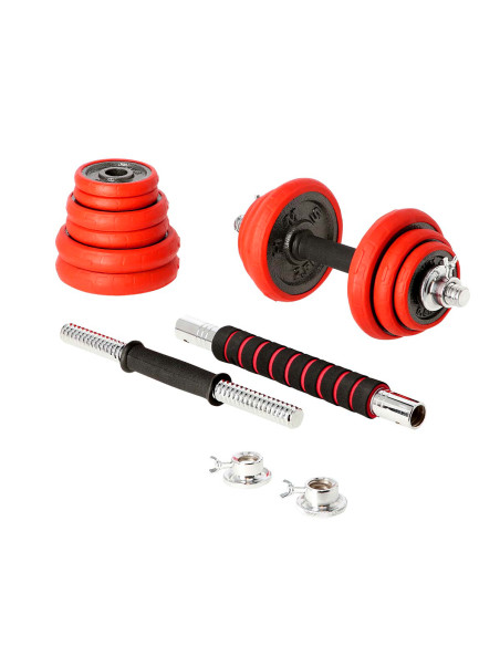 SET KURZHANTELN MIT GUMMIBESCHICHTUNG 20KG HMS