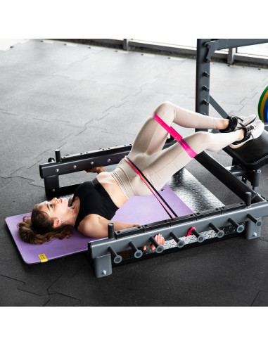 MULTIFUNKTIONS-POWER-RACK MIT PLATFORM FÜR HIP THRUST UND GEWICHTHEBEN COMMERCIAL HMS