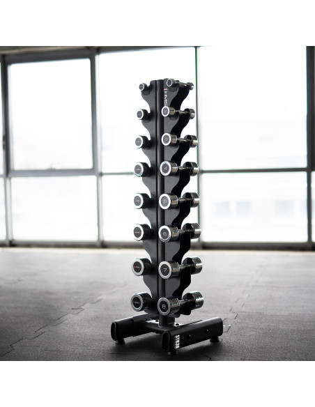 HANTELN CHD 2 X 1–8 KG (72 KG) + STÄNDER STR36 HMS