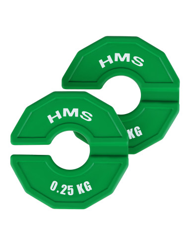 (2 X 0,25 KG) KLEMMGEWICHT FÜR KRAFT- UND FITNESSGERÄTE 2 X 0,25 KG HMS