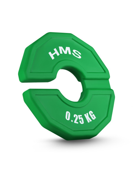 (2 X 0,25 KG) KLEMMGEWICHT FÜR KRAFT- UND FITNESSGERÄTE 2 X 0,25 KG HMS