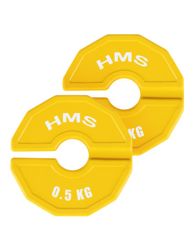 (2 X 0,5 KG) KLEMMGEWICHT FÜR KRAFT- UND FITNESSGERÄTE 2 X 0,5 KG HMS