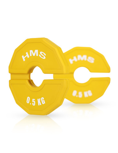 (2 X 0,5 KG) KLEMMGEWICHT FÜR KRAFT- UND FITNESSGERÄTE 2 X 0,5 KG HMS