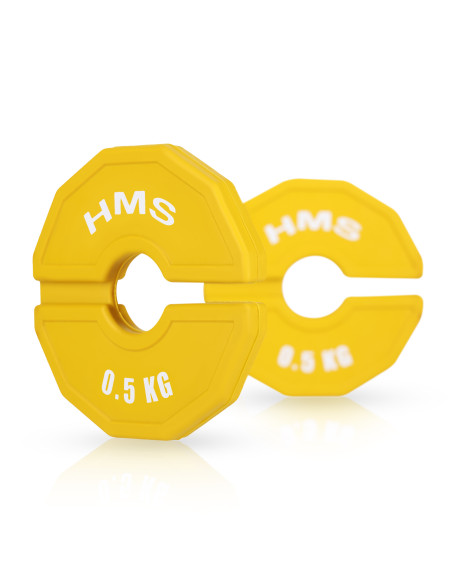 (2 X 0,5 KG) KLEMMGEWICHT FÜR KRAFT- UND FITNESSGERÄTE 2 X 0,5 KG HMS