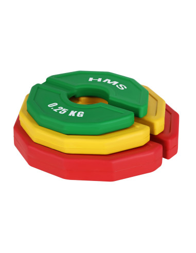 (2 X 0,5 KG) KLEMMGEWICHT FÜR KRAFT- UND FITNESSGERÄTE 2 X 0,5 KG HMS