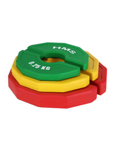 (2 X 0,5 KG) KLEMMGEWICHT FÜR KRAFT- UND FITNESSGERÄTE 2 X 0,5 KG HMS